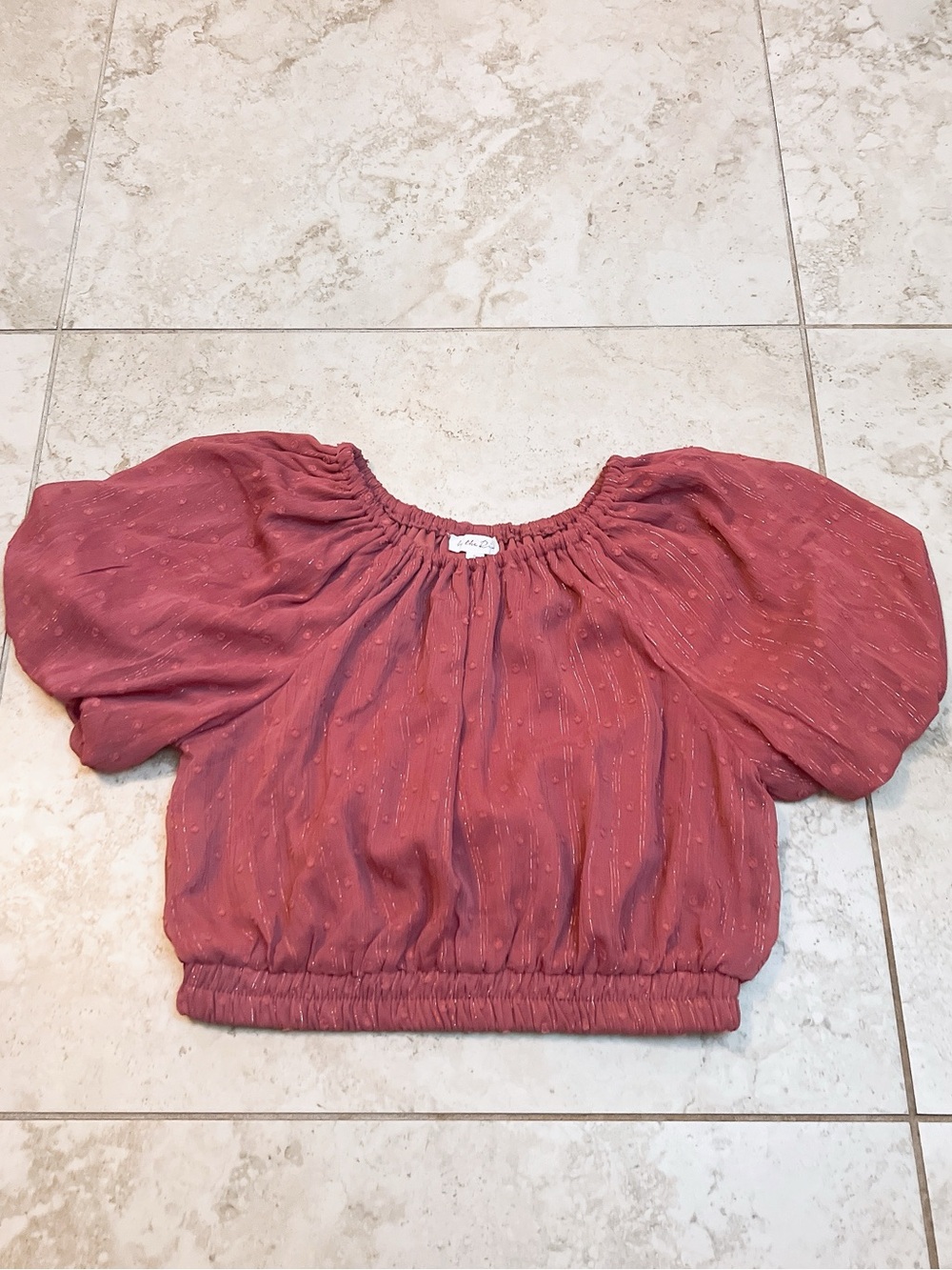 Free- By the river crop blouse